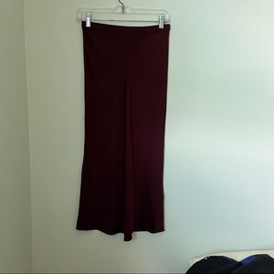Anine bing silk skirt